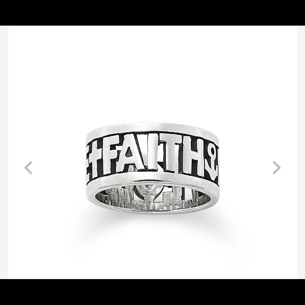 James Avery Faith, Hope & Love Ring - Size 8